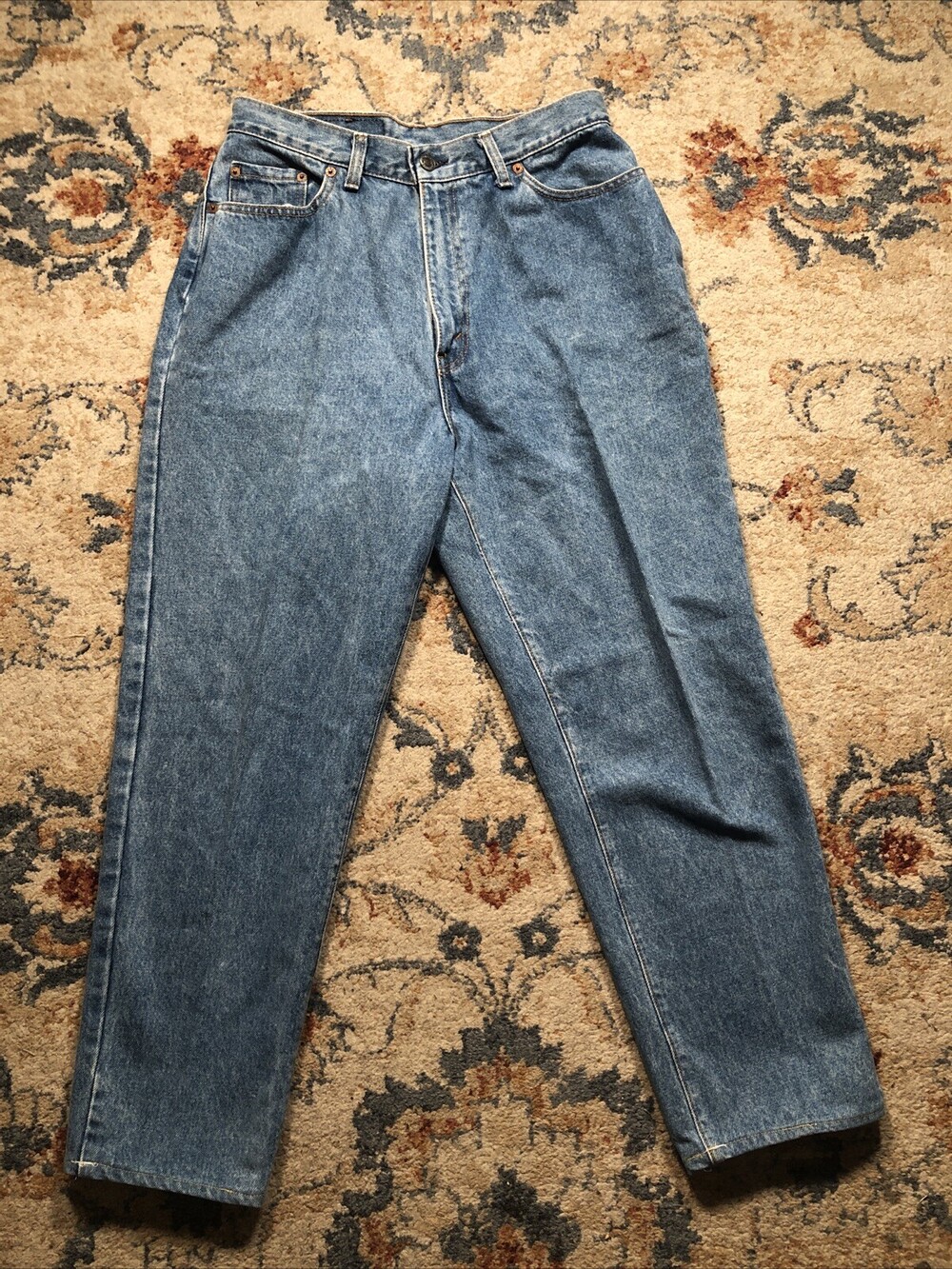 Levi's Vtg 80s 16505-1206 High Rise Jeans Sz 16 Blue USA Made 28x25